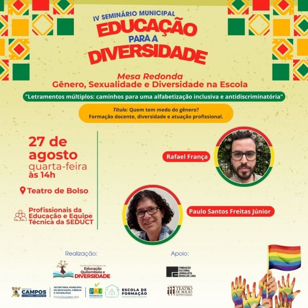 IV SEMINÁRIO MUNICIPAL DE EDUCAÇÃO PARA A DIVERSIDADE