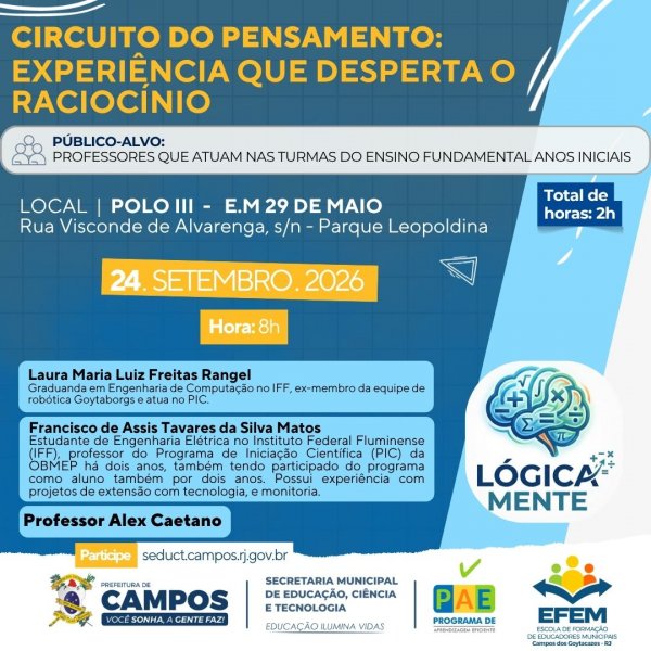 Circuito do Pensamento: Experiência Que Desperta o Raciocínio