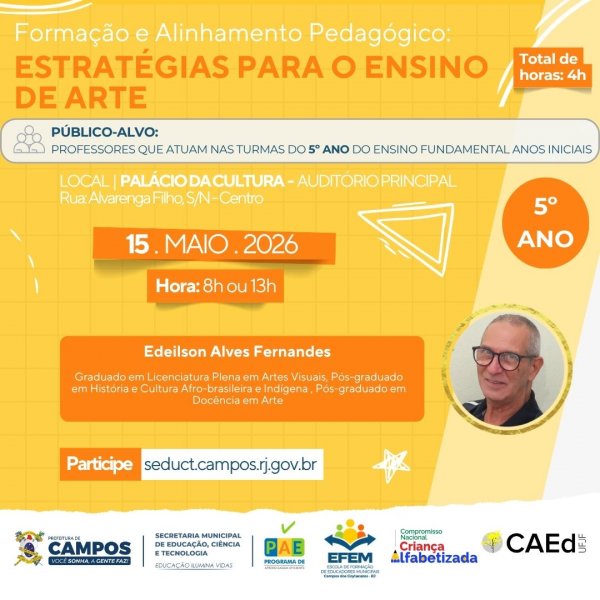 Formação e Alinhamento Pedagógico: 5º Ano
