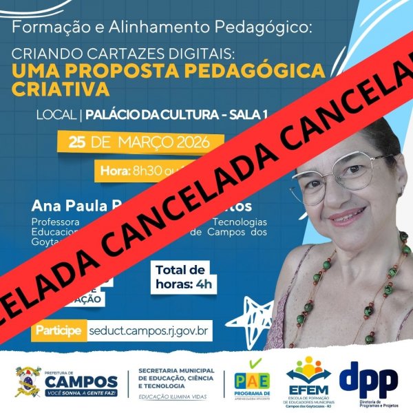 Formação e Alinhamento Pedagógico: Criando Cartazes Digitais: Uma Proposta Pedagógica Criativa