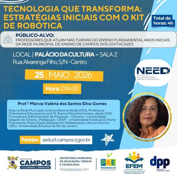 Tecnologia Que Transforma: Estratégias Iniciais Com o Kit de Robótica