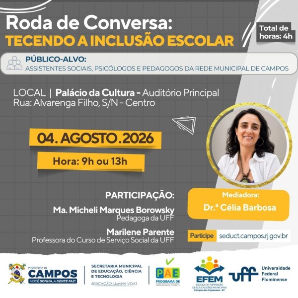Roda de Conversa: Tecendo a Inclusão Escolar