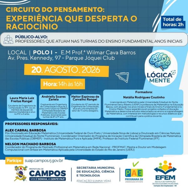 Circuito do Pensamento: Experiência Que Desperta o Raciocínio