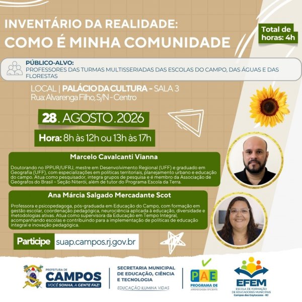 Inventário da Realidade: Como é Minha Comunidade