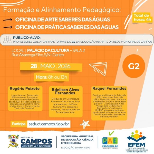 Formação e Alinhamento Pedagógico: G2