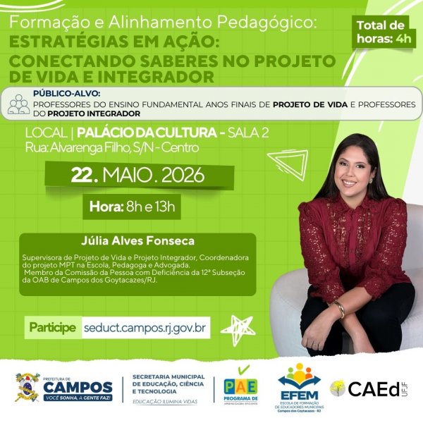 Formação e Alinhamento Pedagógico: Estratégias em Ação: Conectando Saberes no Projeto de Vida e Integrador