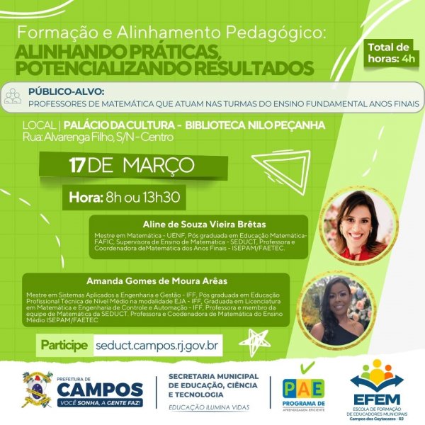 Formação e Alinhamento Pedagógico: Alinhando Práticas, Potencializando Resultados