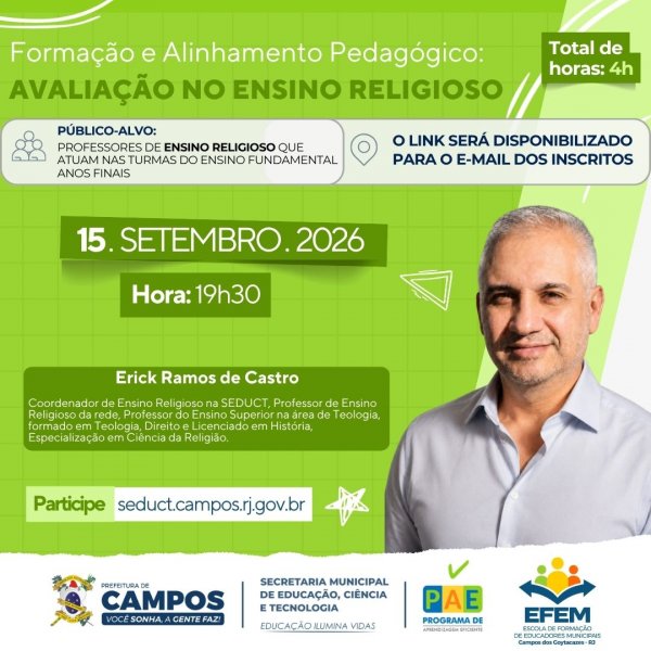 Formação e Alinhamento Pedagógico: Ensino Religioso