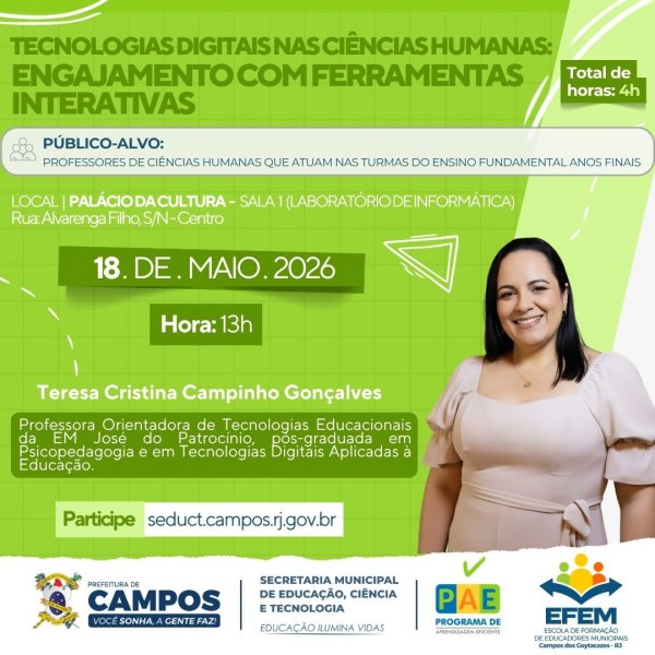 Tecnologias Digitais nas Ciências Humanas: Engajamento com Ferramentas Interativas