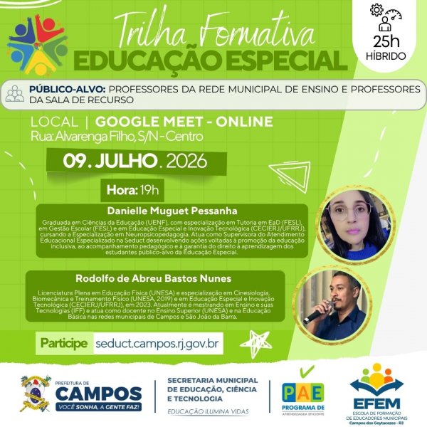 Trilha Formativa da Educação Especial