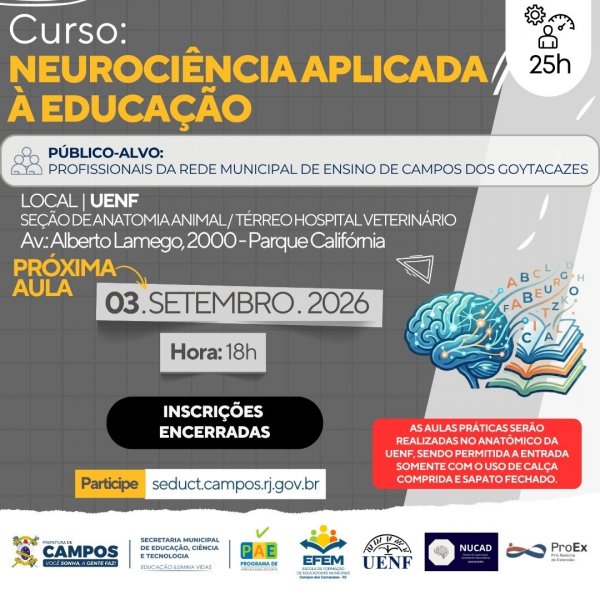 Curso: Neurociência Aplicada à Educação