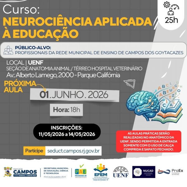 Curso: Neurociência Aplicada à Educação