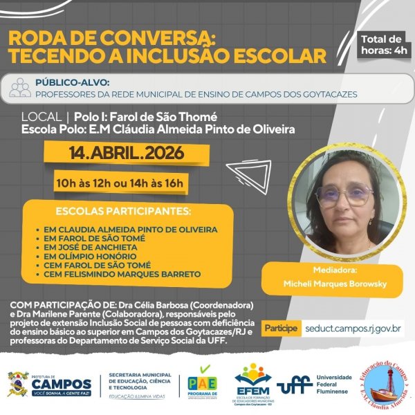 Roda de Conversa: Tecendo a Inclusão Escolar