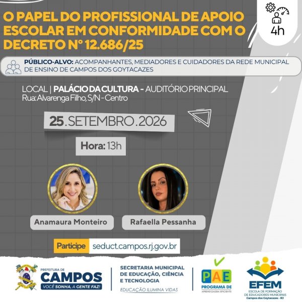 O Papel do Profissional de Apoio Escolar em Conformidade com o Decreto n° 12.686/25
