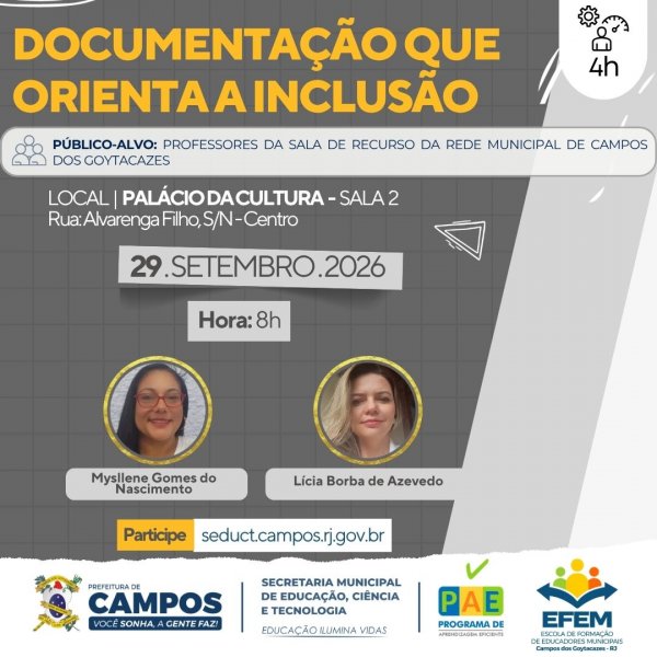 Documentação que Orienta a Inclusão