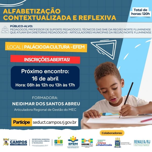 ALFABETIZAÇÃO CONTEXTUALIZADA E REFLEXIVA