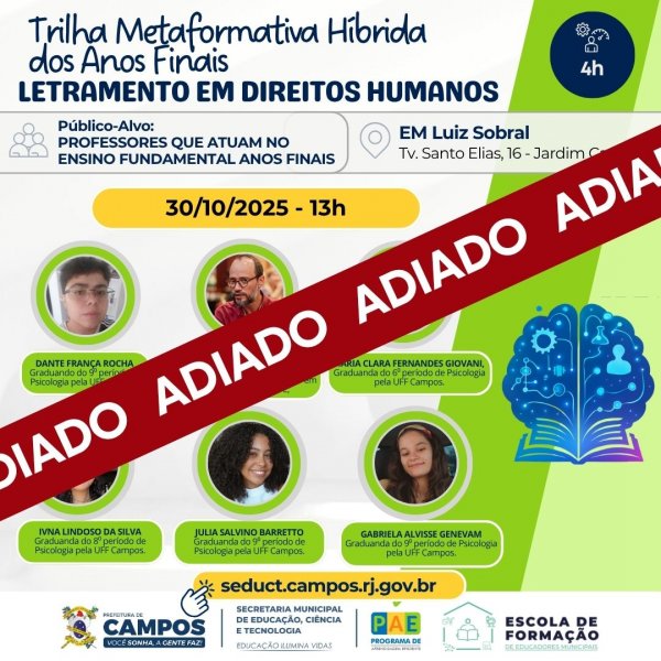 TRILHA METAFORMATIVA HÍBRIDA DOS ANOS FINAIS: Letramento em Direitos Humanos