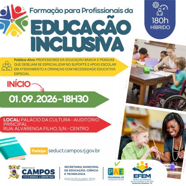Formação para Profissionais da Educação Inclusiva