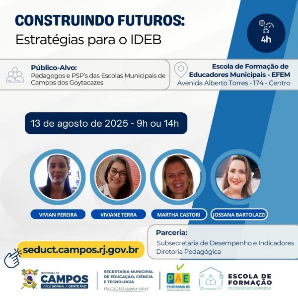 CONSTRUINDO FUTUROS: Estratégias para o IDEB
