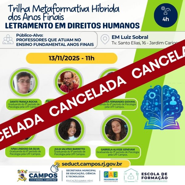 TRILHA METAFORMATIVA HÍBRIDA DOS ANOS FINAIS: Letramento em Direitos Humanos