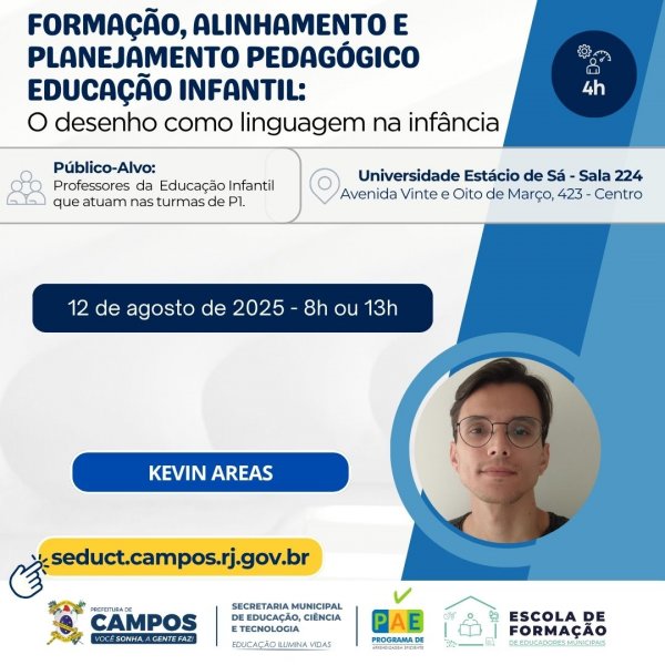 FORMAÇÃO, ALINHAMENTO E PLANEJAMENTO PEDAGÓGICO Educação Infantil: O desenho como linguagem na infância