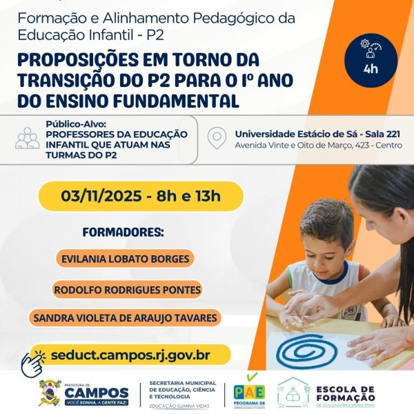 Formação e Alinhamento Pedagógico da Educação Infantil - P2