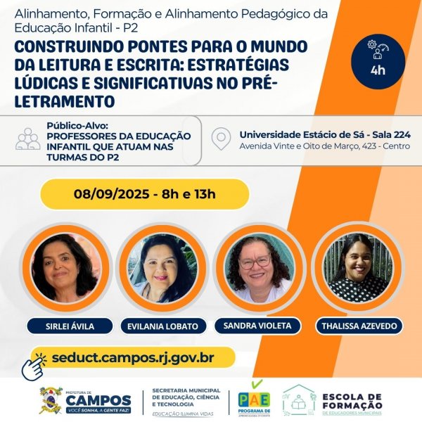 Alinhamento, Formação e Alinhamento Pedagógico da Educação Infantil - P2