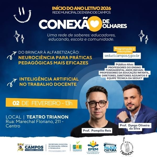 PROFESSORES DA EDUCAÇÃO INFANTIL E PROFESSORES DO ENSINO FUNDAMENTAL ANOS INICIAIS - 02/02/26 - 13h