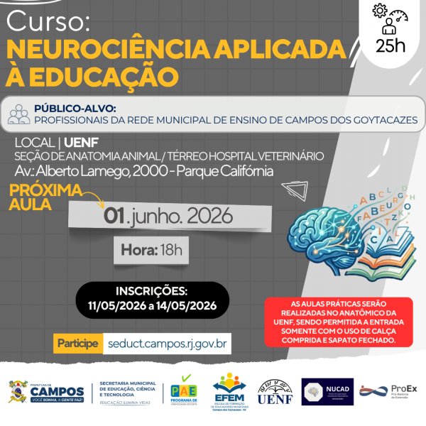 Curso: Neurociência Aplicada à Educação